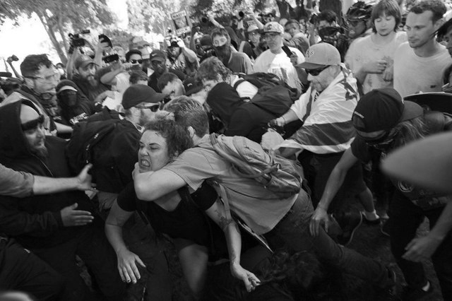 Student+led+protest+at+UC+Berkeley+turns+violent