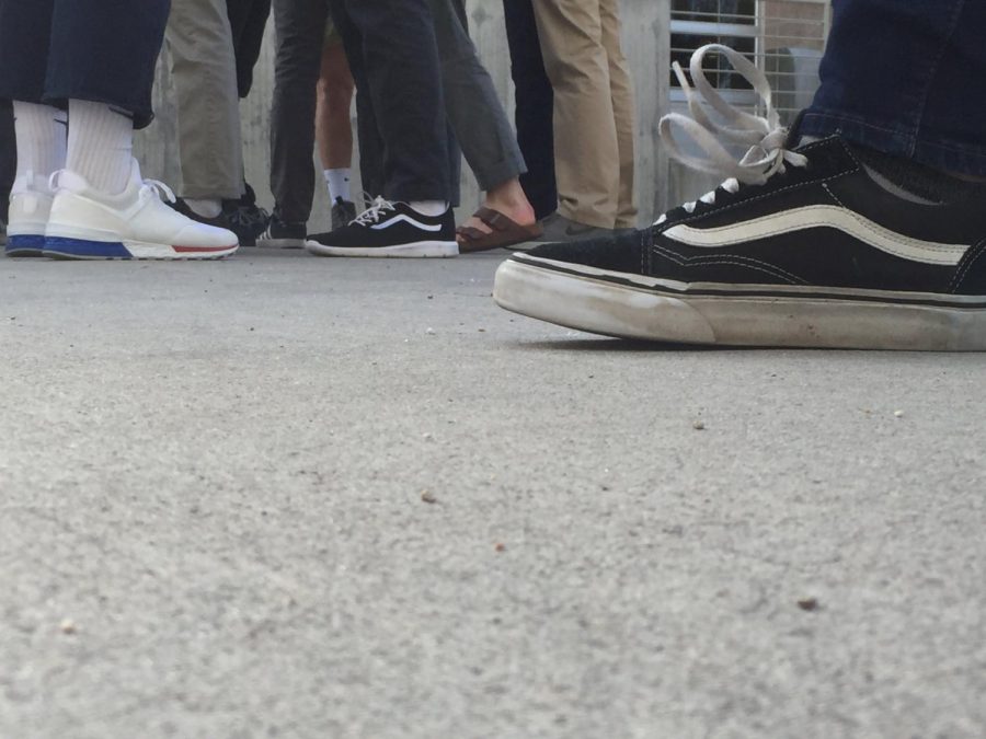 Photo caption: A few of the many elusive feet found at Boise High School
Photo cred: Georgia Udall
