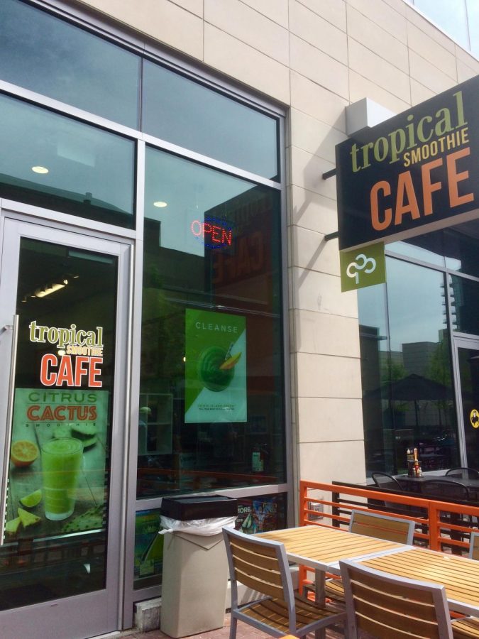 Tropical+Smoothie+Cafe+is+located+in+the+newly+renovated+Grove+Plaza.