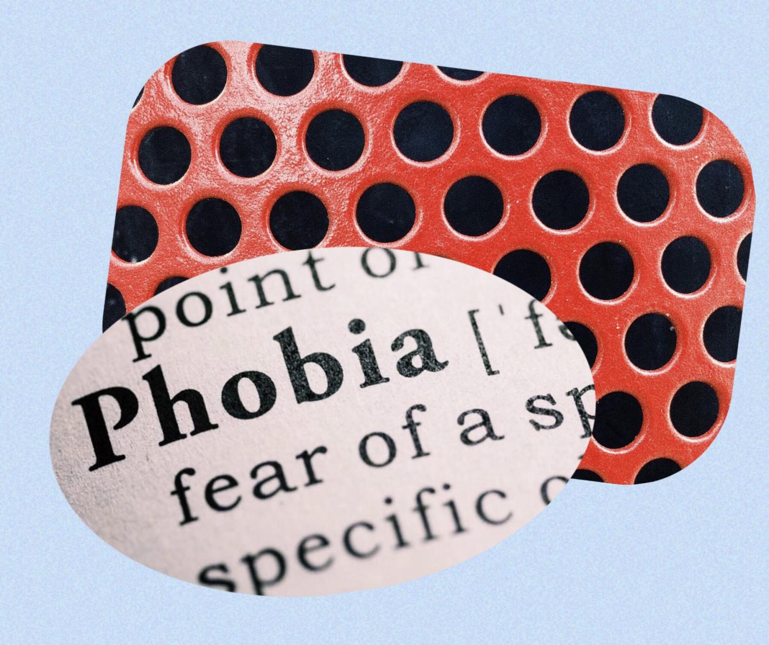 Closely grouped hols trigger trypophobia