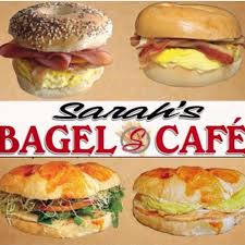 A wide variety of bagels and toppings are available at Sarah’s Bagel’s.
