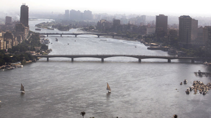 Boats sailing on the Nile River (Amr Nabil/AP).