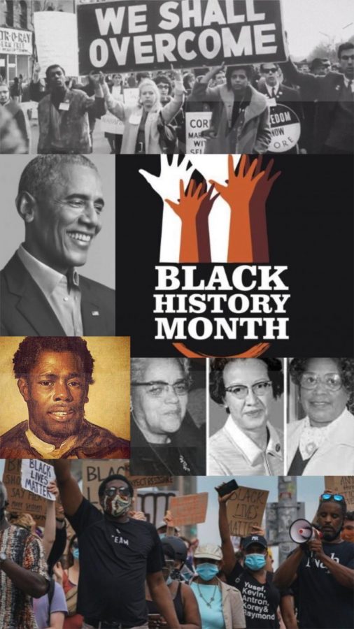 A montage of different inspirational black figures and events that have made great change to the United States history. 