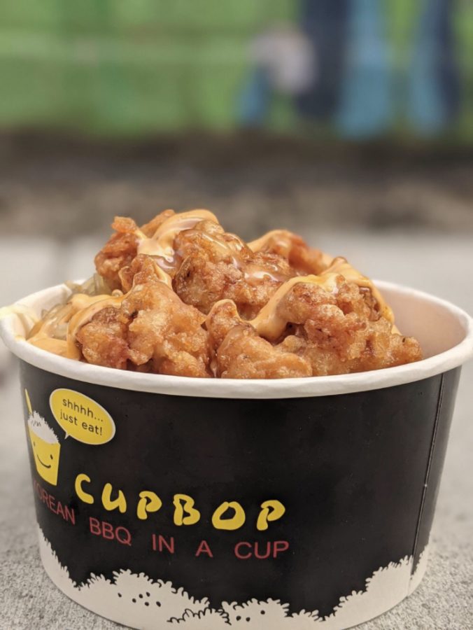 Ugly Pop Bop Gluten Free, Korean style fried chicken.