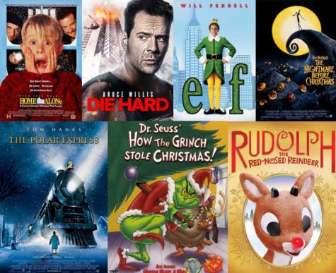 Theatrical release posters of some Christmas films. (©20th Century Fox, New Line Cinema, Buena Vista Pictures, Warner Bros. Pictures, MGM TV, NBC)