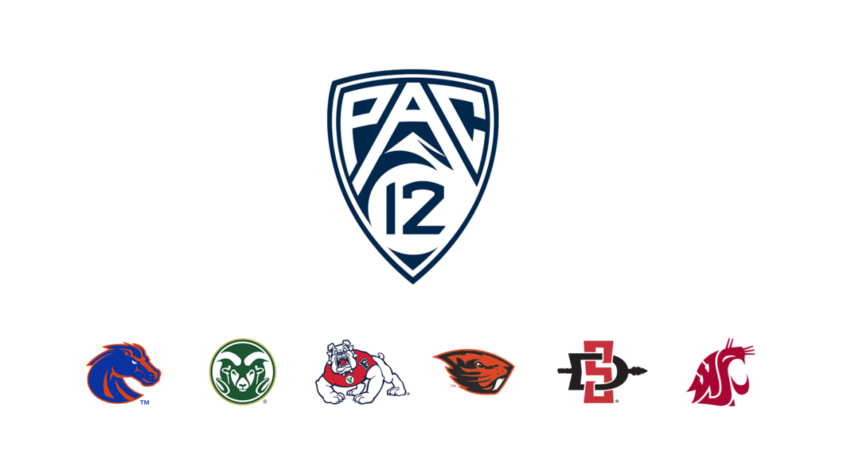 An announcement made by the official PAC 12 showing what new teams are coming to the league.