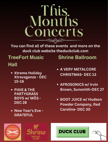 Dec/Jan Concerts